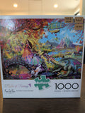 Flights of Fantasy (Rose Cat Khan), 1000-piece puzzle, Buffalo Games