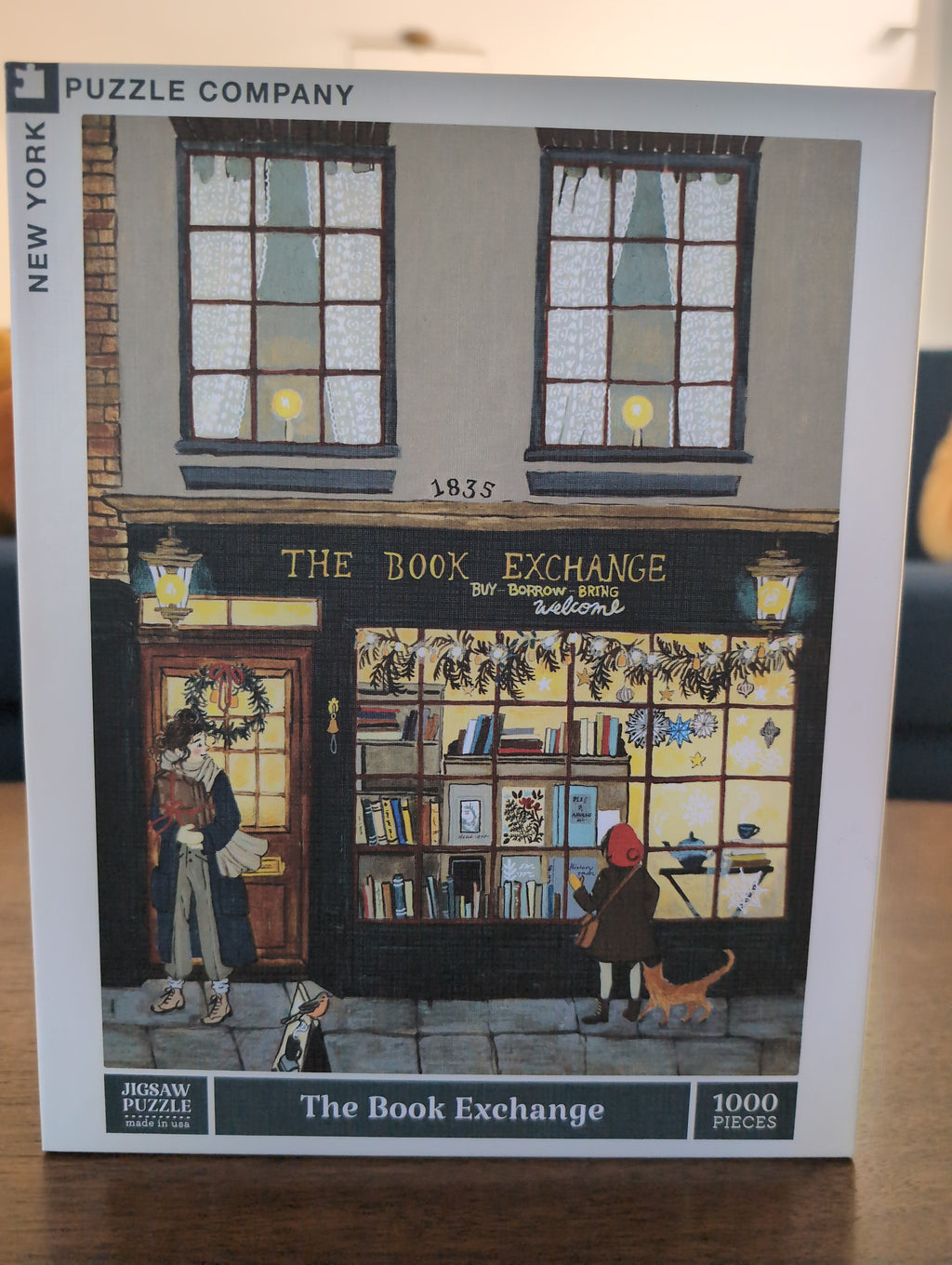 The Book Exchange, 1000-piece puzzle, New York Puzzle Company