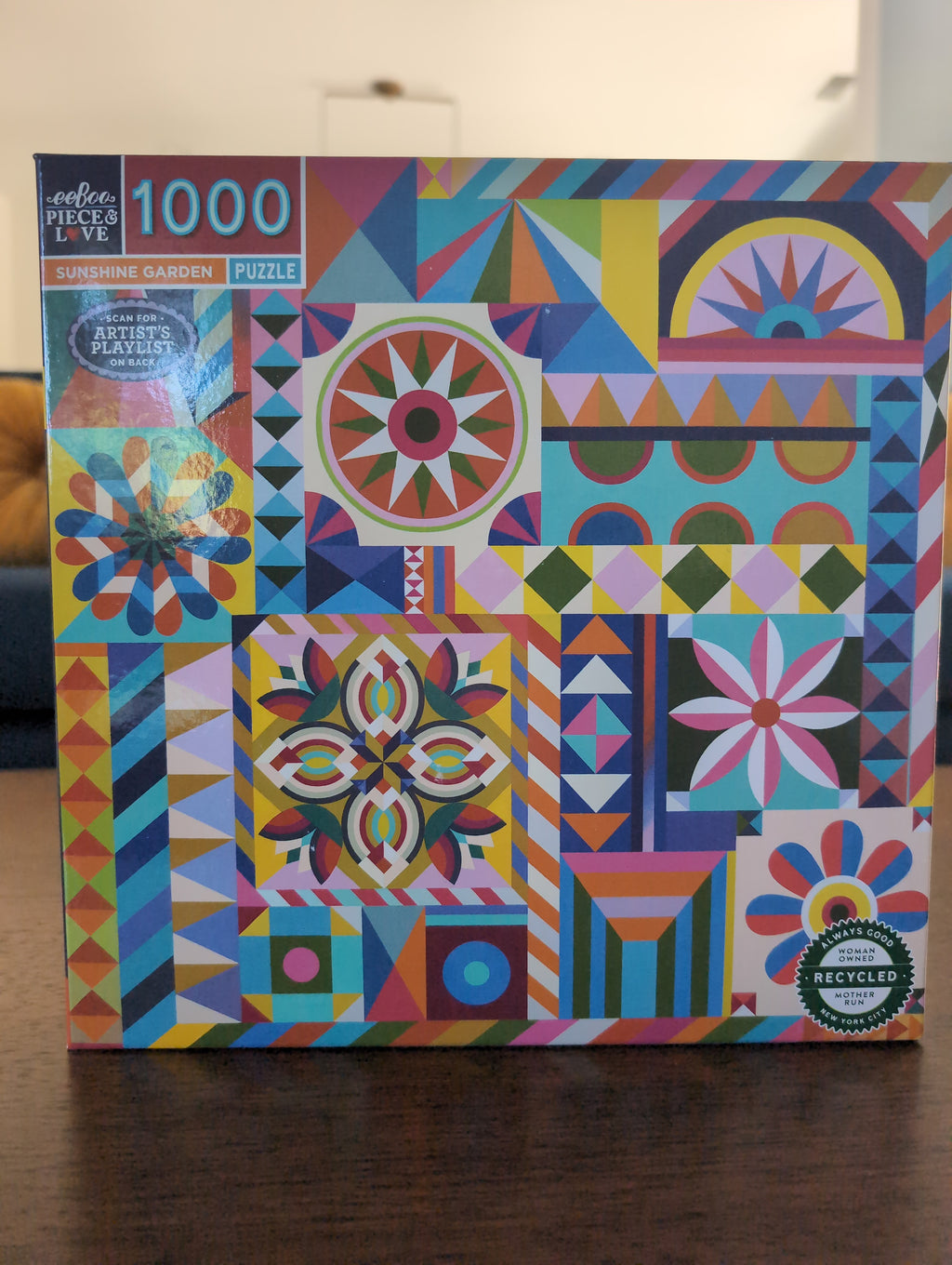 Sunshine Garden, 1000-piece puzzle, eeBoo