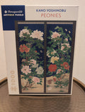 Peonies - Kano Yoshinobu, 1000-piece puzzle, Pomegranate