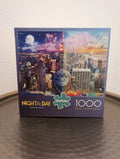 Night & Day: Manhattan Skyline, 1000-piece puzzle, Buffalo Games