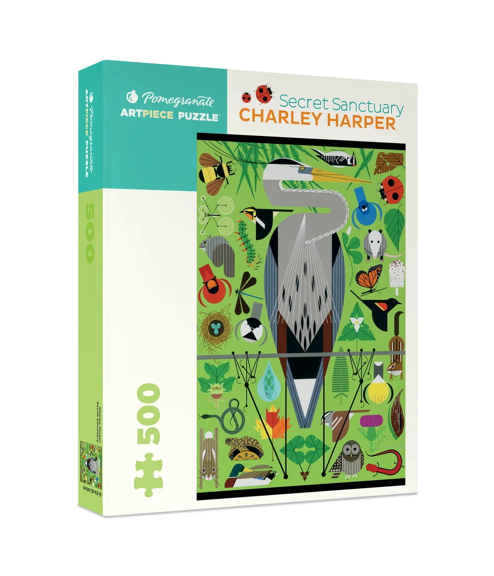 Secret Sanctuary - Charley Harper, 500-piece puzzle, Pomegranate