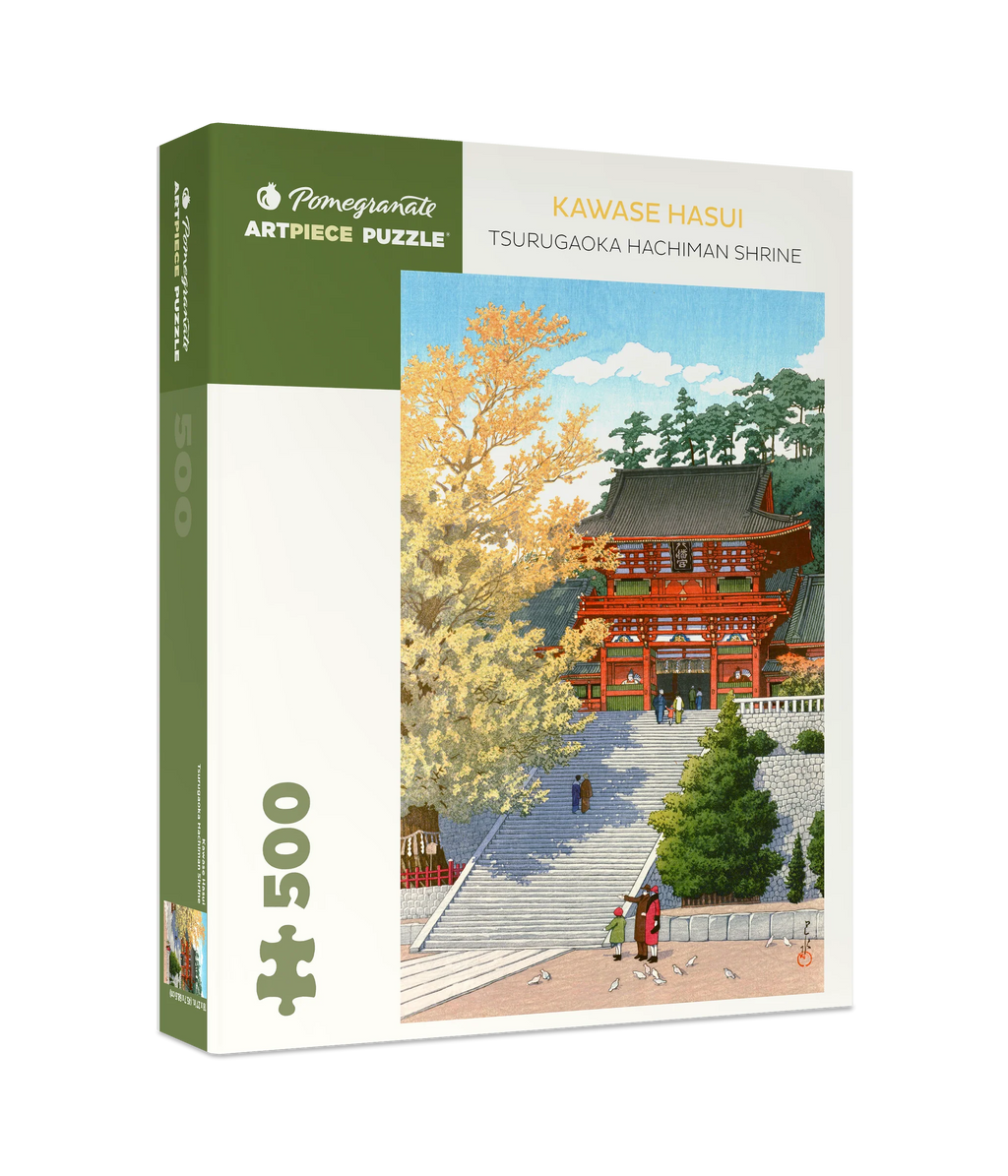 Tsurugaoka Hachiman Shrine - Kawase Hasui, 500-piece puzzle, Pomegranate