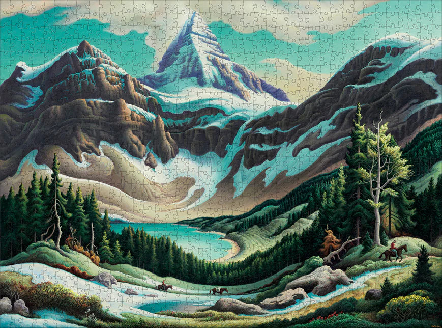Trail Riders - Thomas Hart Benton, 1000-piece puzzle, Pomegranate