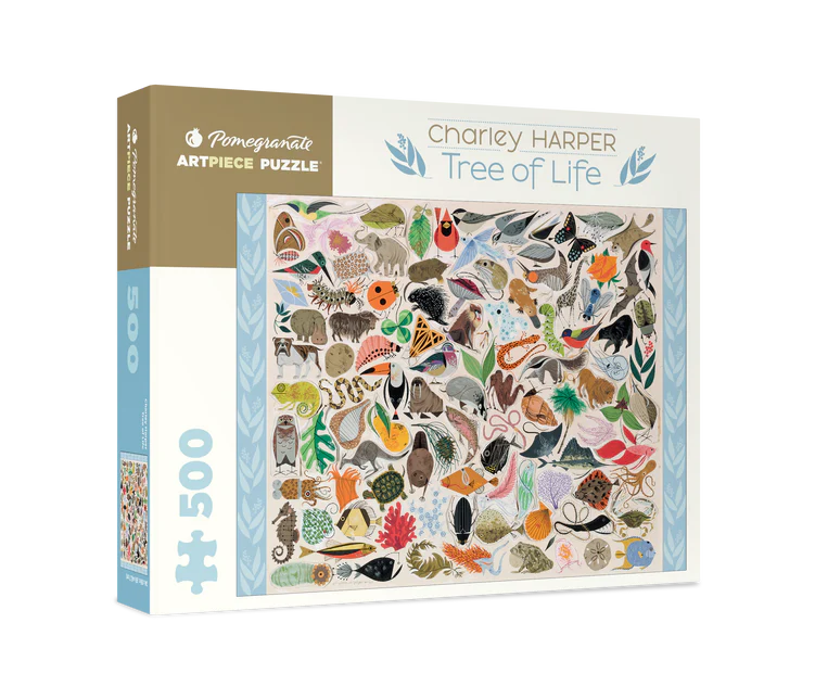 Tree of Life - Charley Harper, 500-piece puzzle, Pomegranate