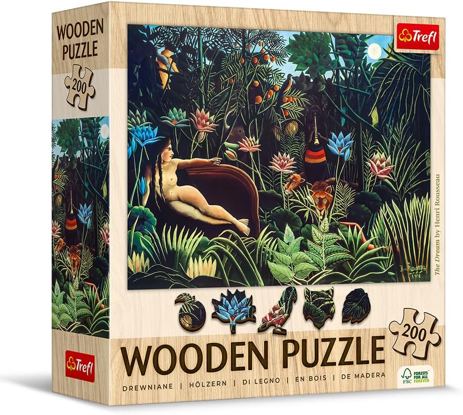 The Dream (Henri Rousseau), 200-piece wooden puzzle, Trefl
