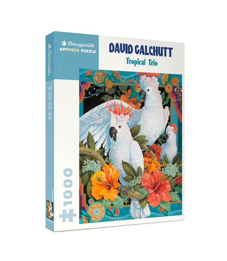 Tropical Trio - David Galchutt, 1000-piece puzzle, Pomegranate