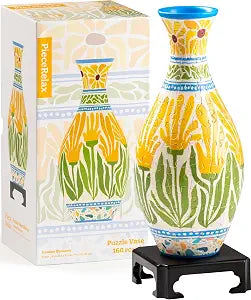 Summer Blossoms, 160-piece puzzle vase, PieceRelax