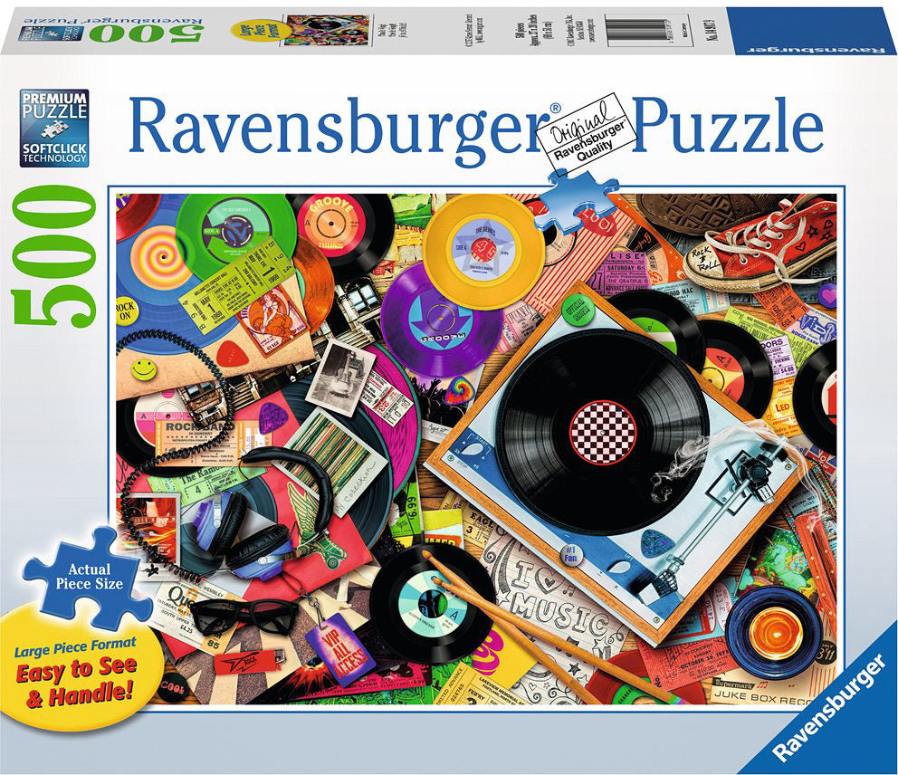 Viva le Vinyl, 500-piece puzzle, Ravensburger