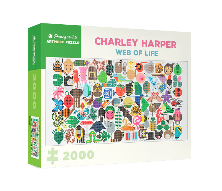 Web of Life - Charley Harper, 2000-piece puzzle, Pomegranate