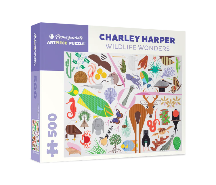 Wildlife Wonders - Charley Harper, 500-piece puzzle, Pomegranate