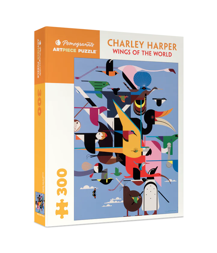 Wings of the World - Charley Harper, 300-piece puzzle, Pomegranate